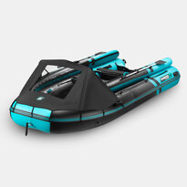 Черно-бирюзовый