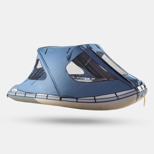 Тент ходовой с каркасом для лодок Gladiator C400AL и D400AL цифровой камуфляж