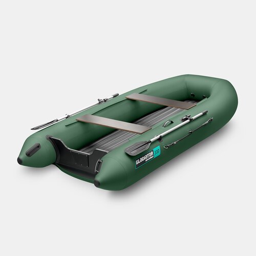 Надувная лодка GLADIATOR E330SL зеленый