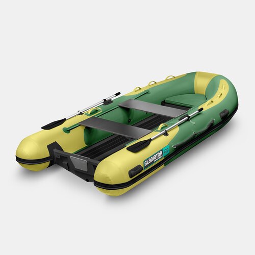 Надувная лодка RIB GLADIATOR AL 420 зелено-оливковый (СПб)