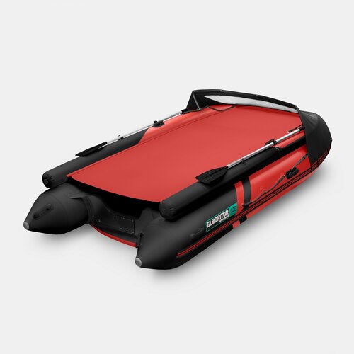 Надувная лодка GLADIATOR E420X красно-черный