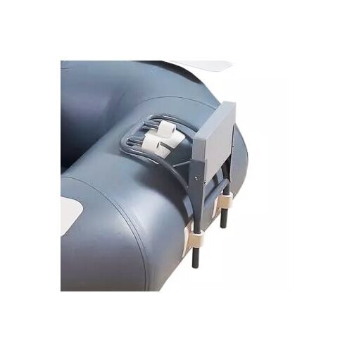 Навесной транец для моторов до 6 л/с (комплект с креплениями) Чёрный