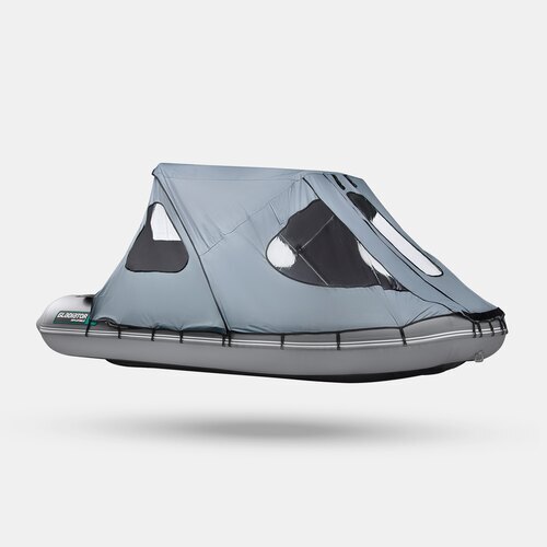 Тент ходовой с каркасом для лодок Gladiator E330PRO цифровой камуфляж серии AIR PRO (E)
