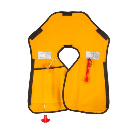 Жилет спасательный автоматический надувной синий
