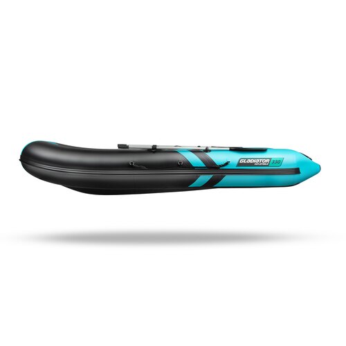Надувная лодка GLADIATOR B330 черно-бирюзовый