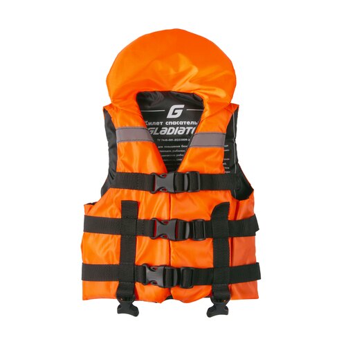 Жилет спасательный GLADIATOR 110-130 кг XXXL с воротником